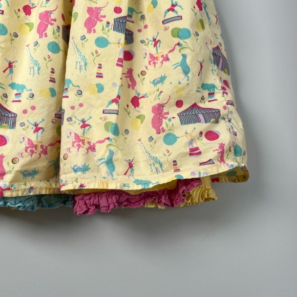 Cornelloki Dress Carnival Circus Yellow Multicolour Girls Size 2 - Picture 6 of 10